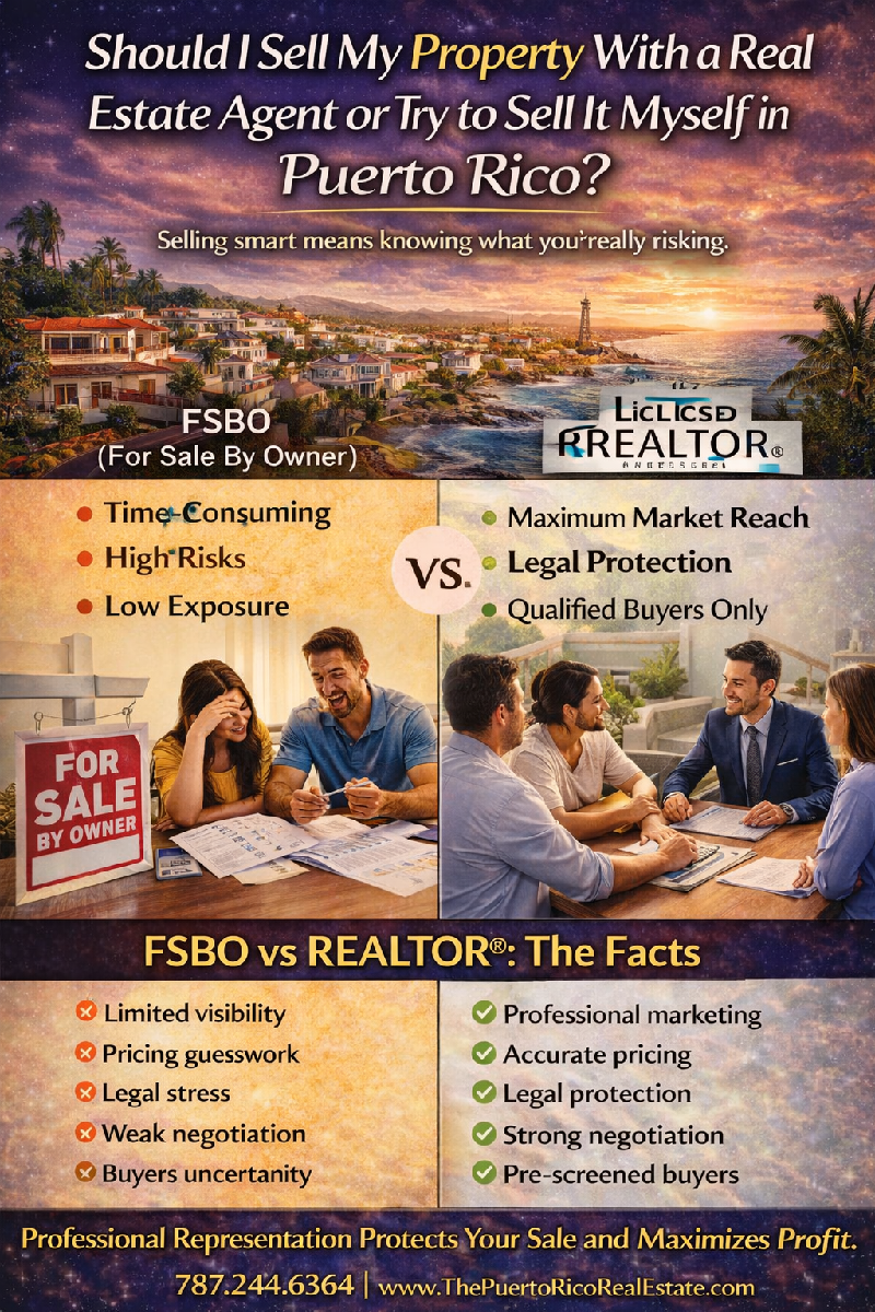 FSBO vs Realtor in Puerto Rico: What Sellers Should Know